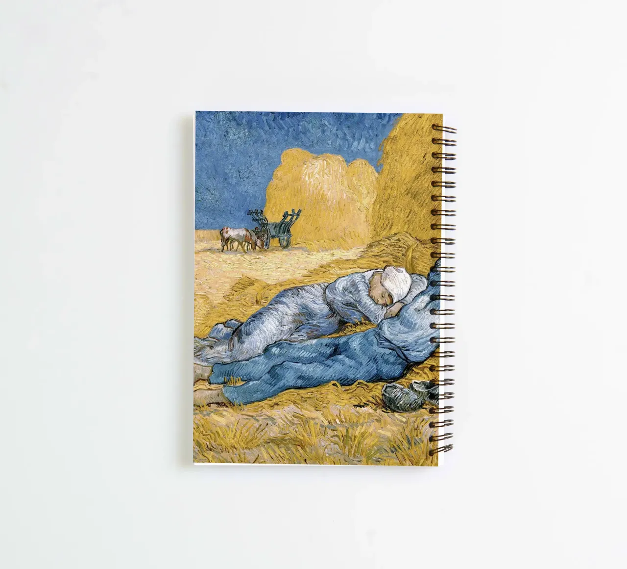 La sieste - Vincent van Gogh carnet à spirale de Sylviepaint