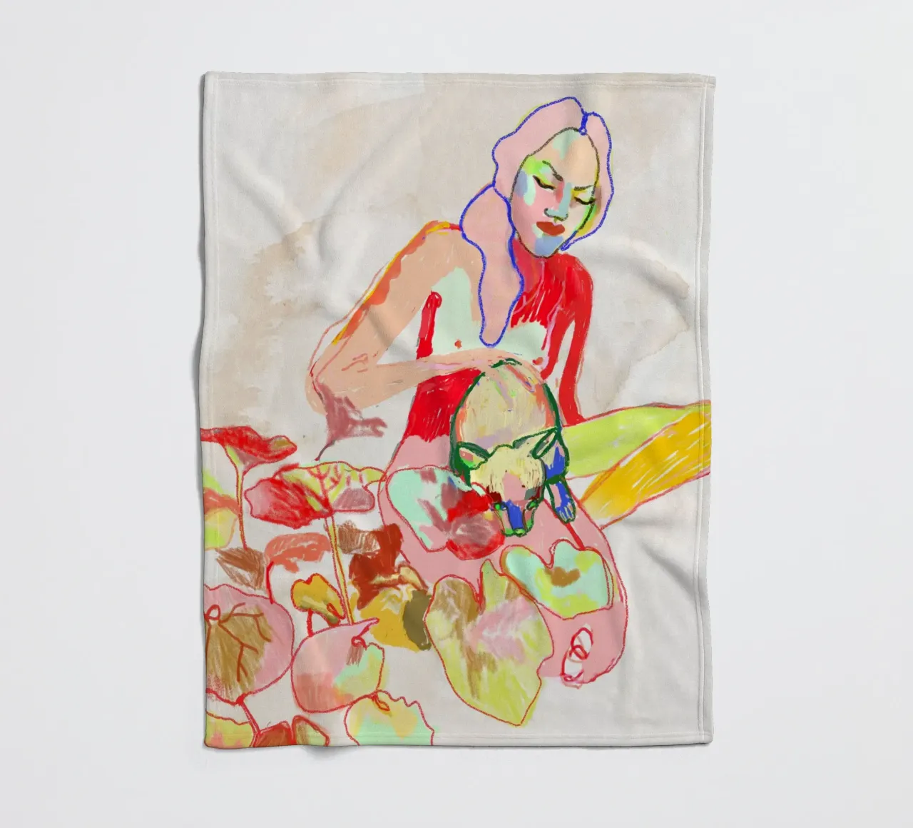 Anna fleecedeken van Silvaya