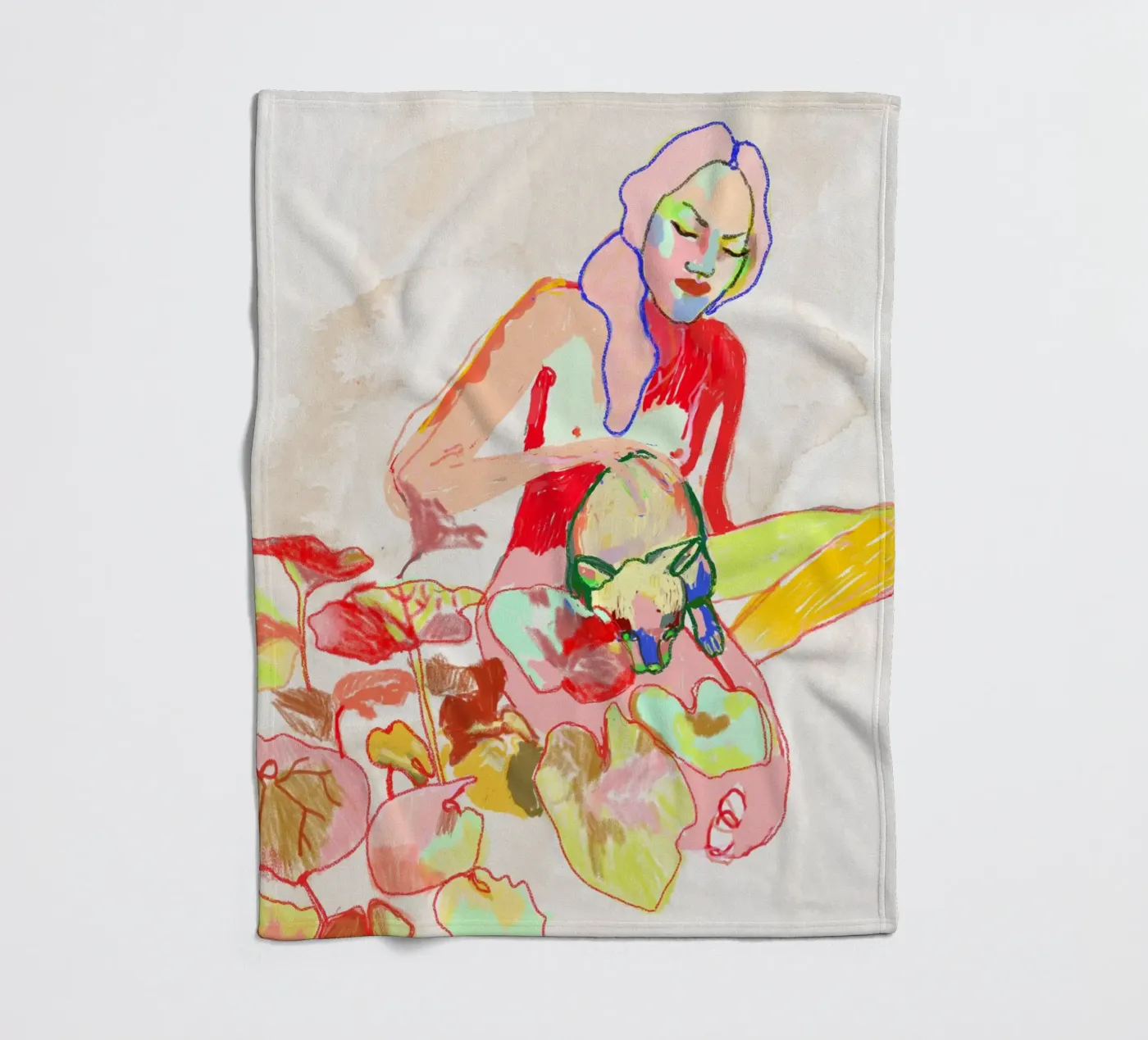 Anna fleece blanket by Silvaya