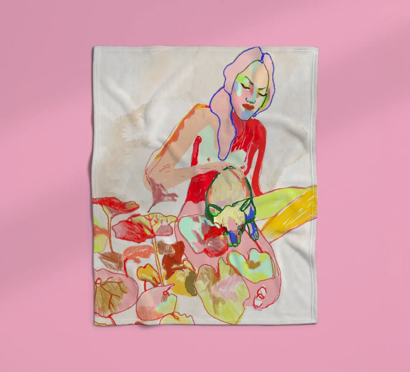 Anna fleece blanket by Silvaya