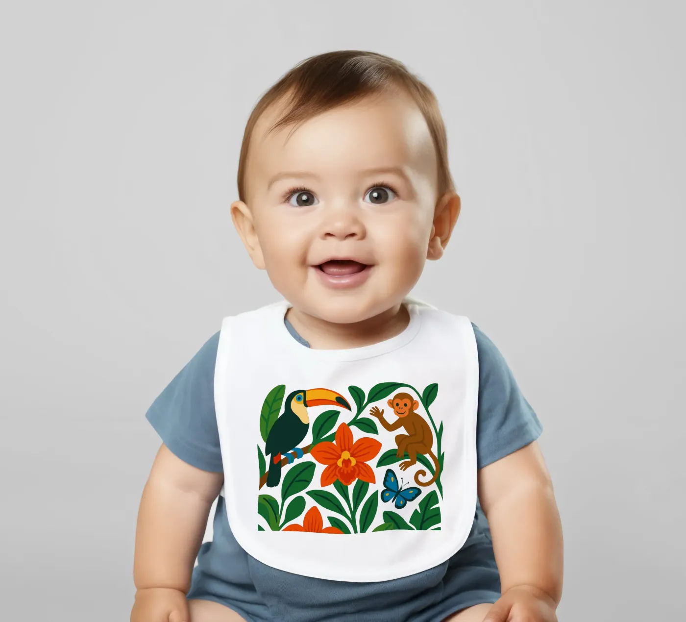 Three Monkeys bavaglino da My Home Private Design