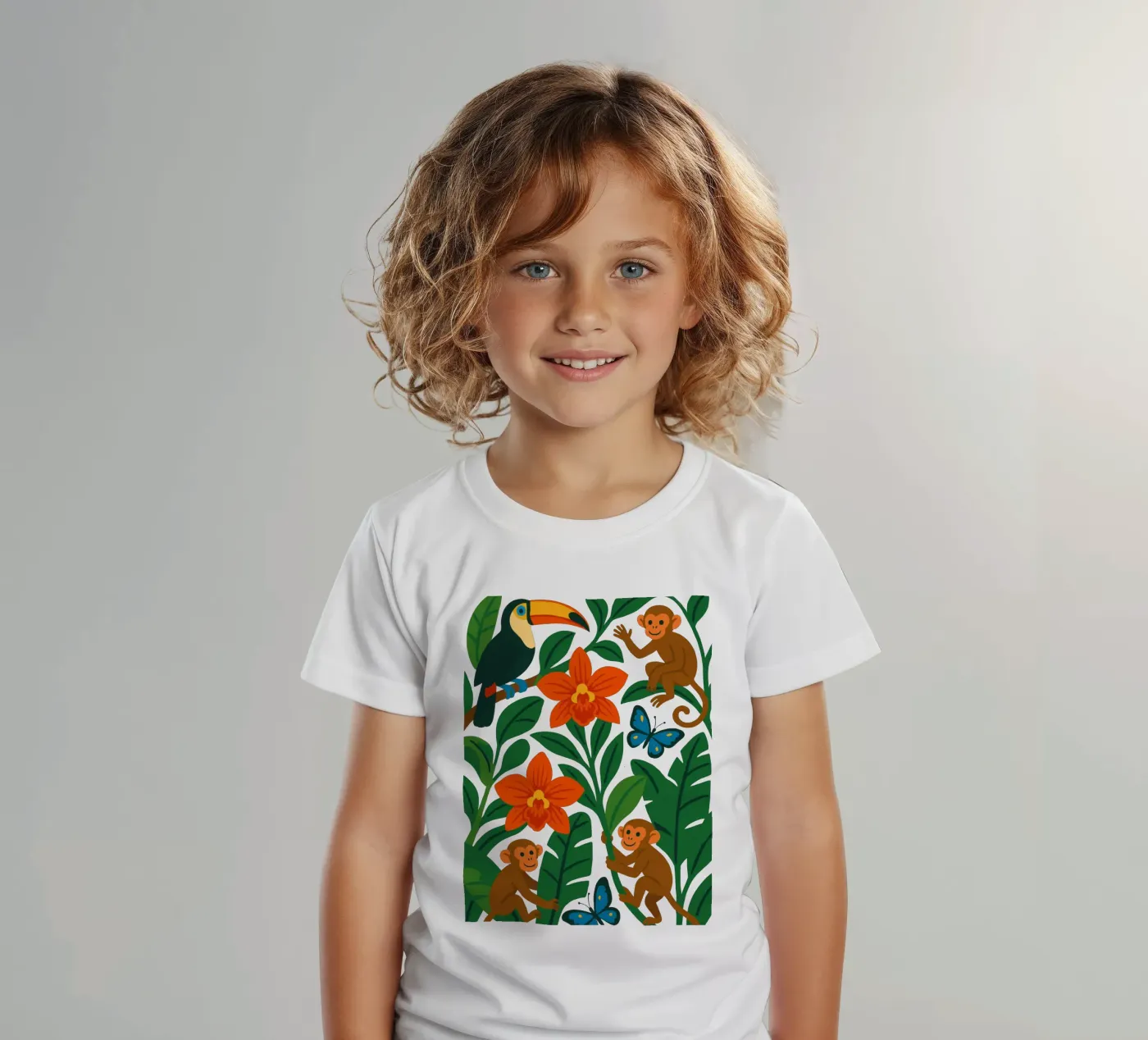 Three Monkeys t-shirt bambini da My Home Private Design