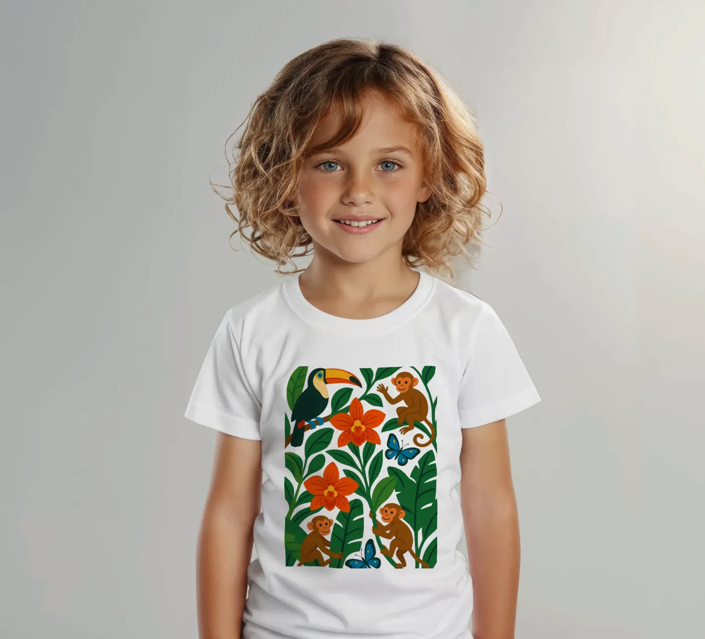 Three Monkeys t-shirt bambini da My Home Private Design