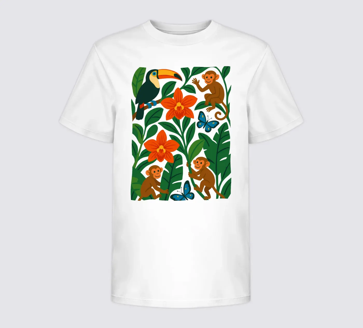 Three Monkeys t-shirt bambini da My Home Private Design