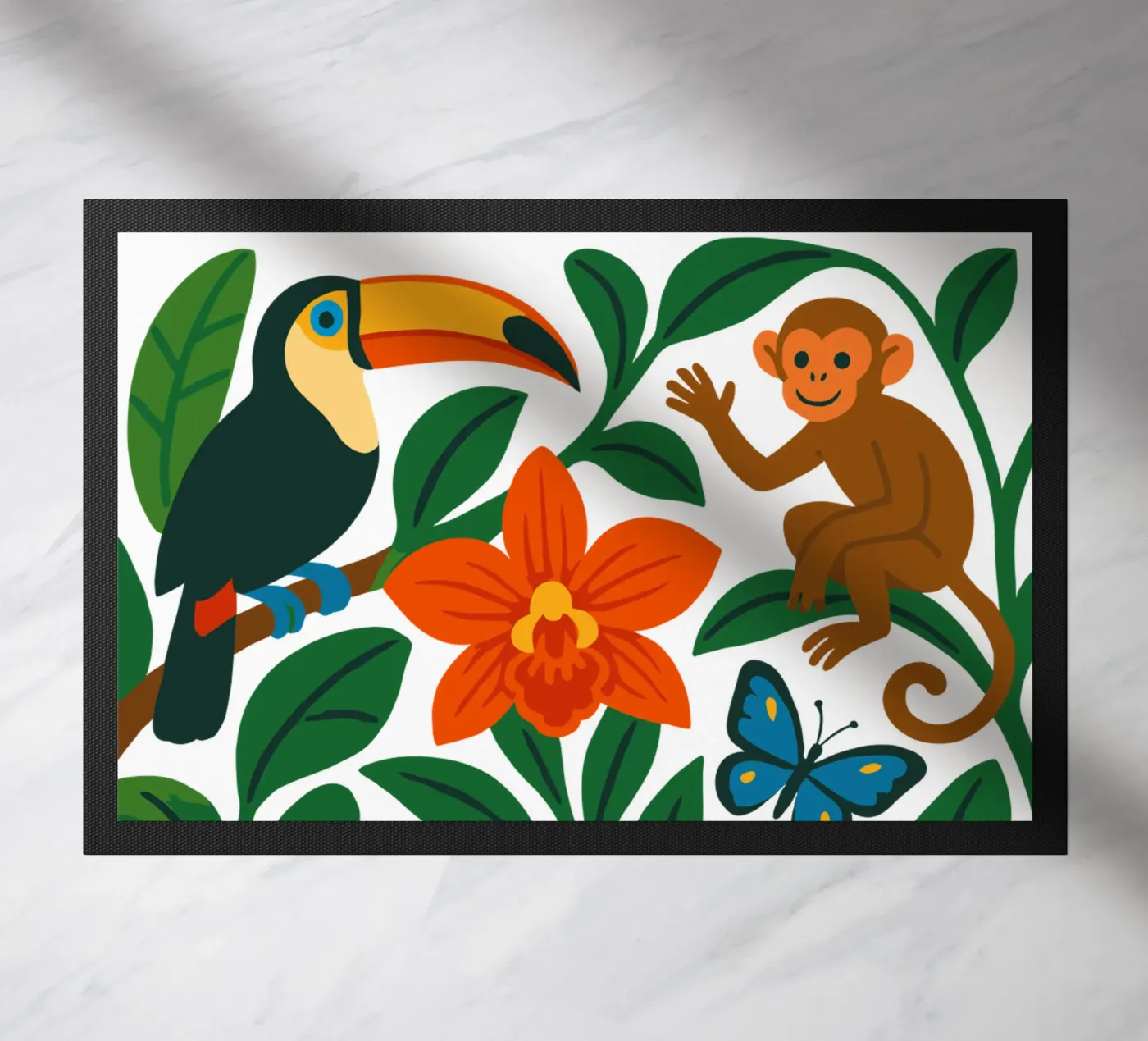 Three Monkeys Fußmatte von My Home Private Design