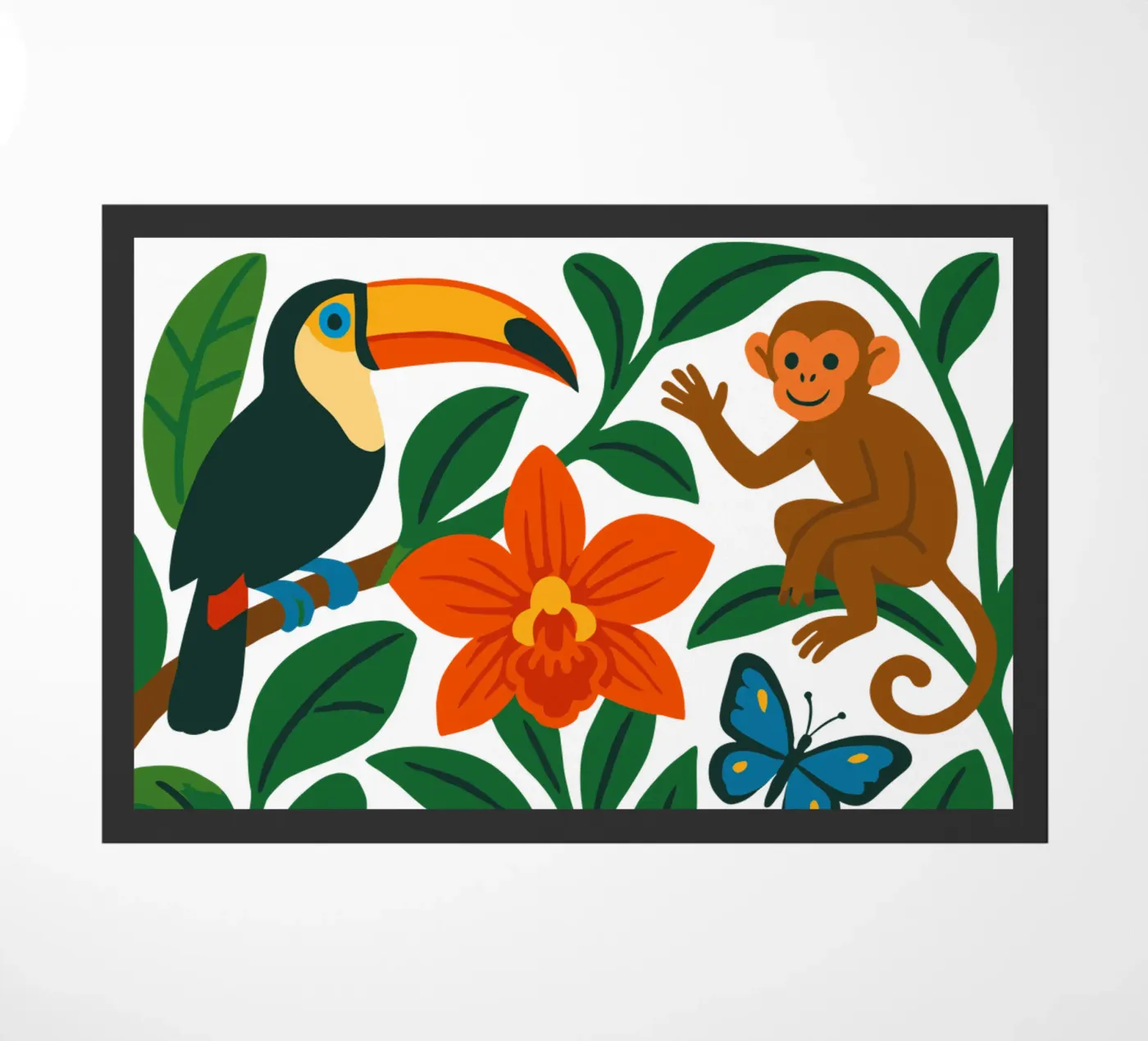 Three Monkeys Fußmatte von My Home Private Design