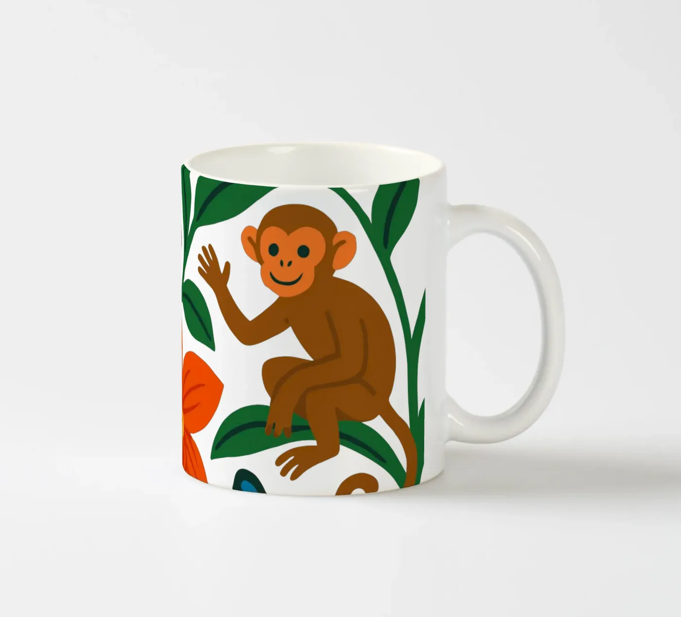 Three Monkeys ceramic mug by My Home Private Design