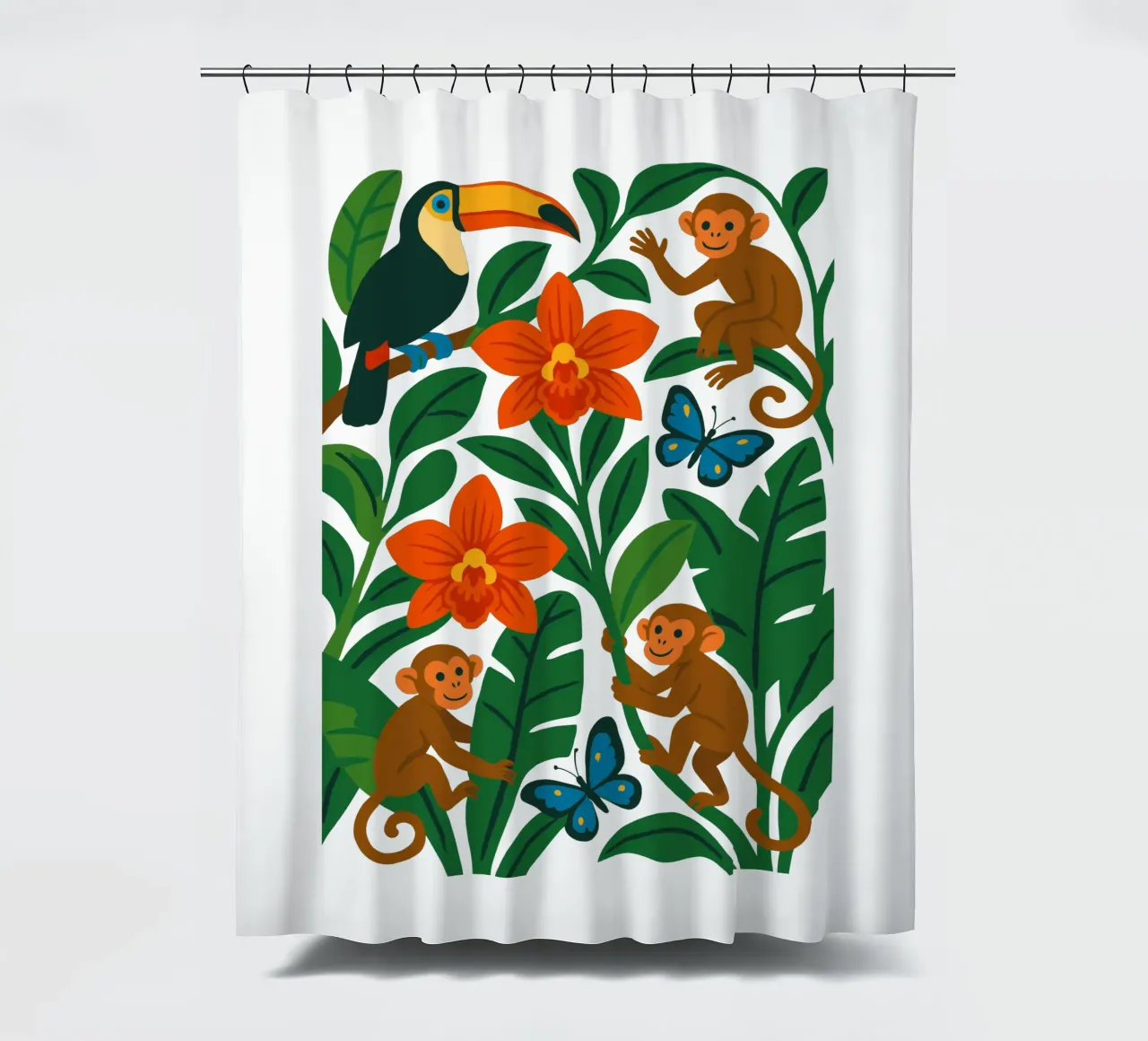 Three Monkeys tenda da doccia da My Home Private Design