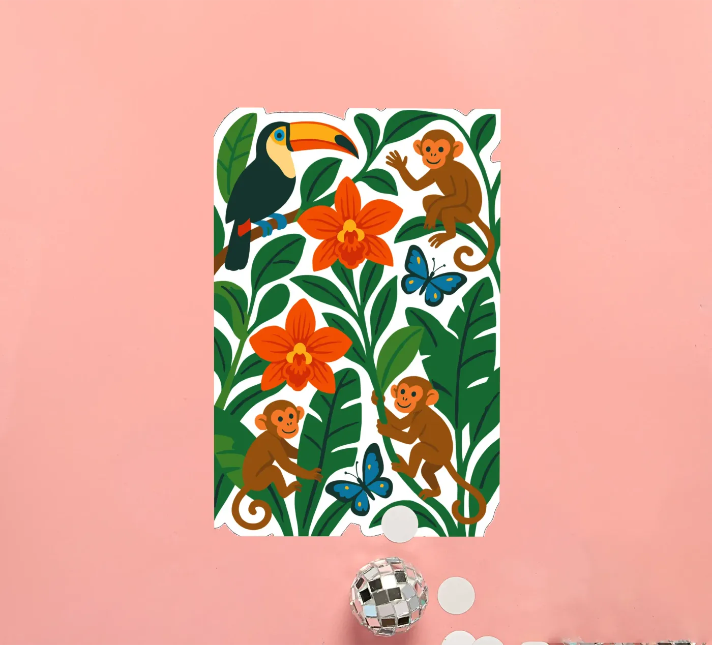 Three Monkeys sticker van My Home Private Design