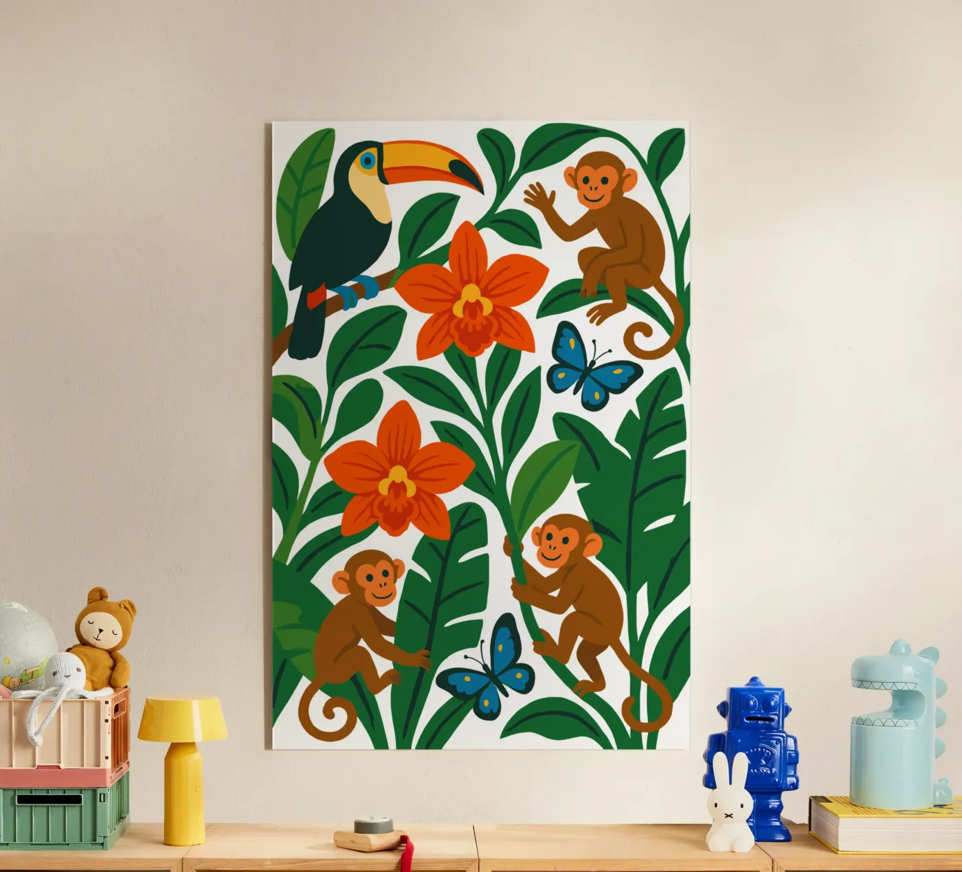 Three Monkeys plexiglas de My Home Private Design