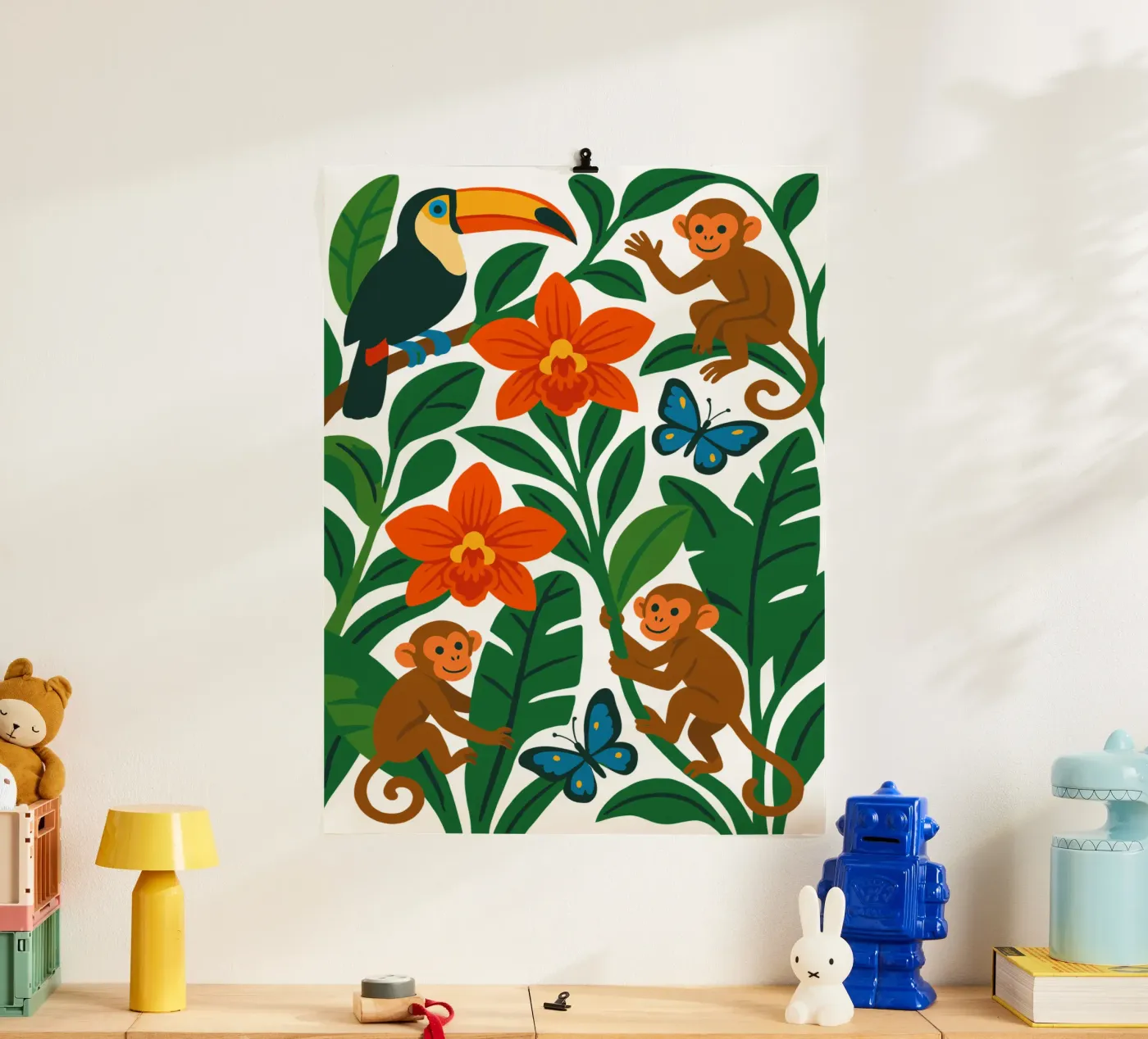 Three Monkeys poster by My Home Private Design