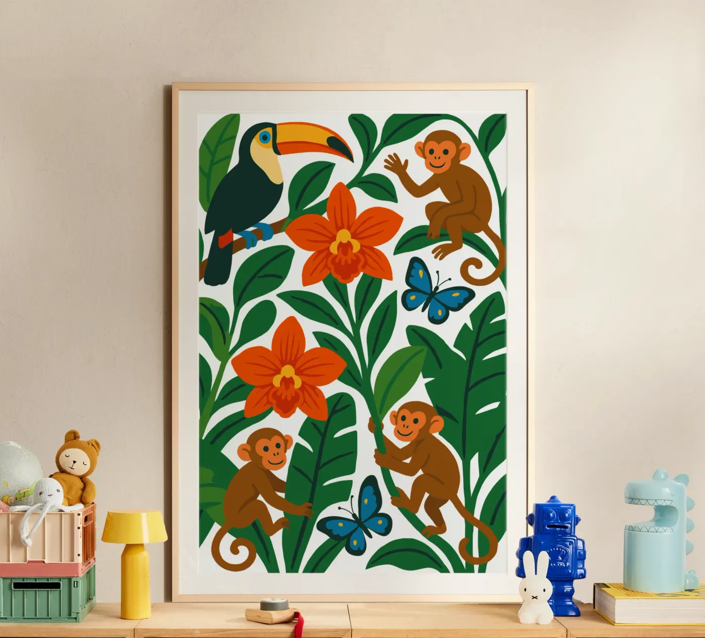 Three Monkeys poster by My Home Private Design
