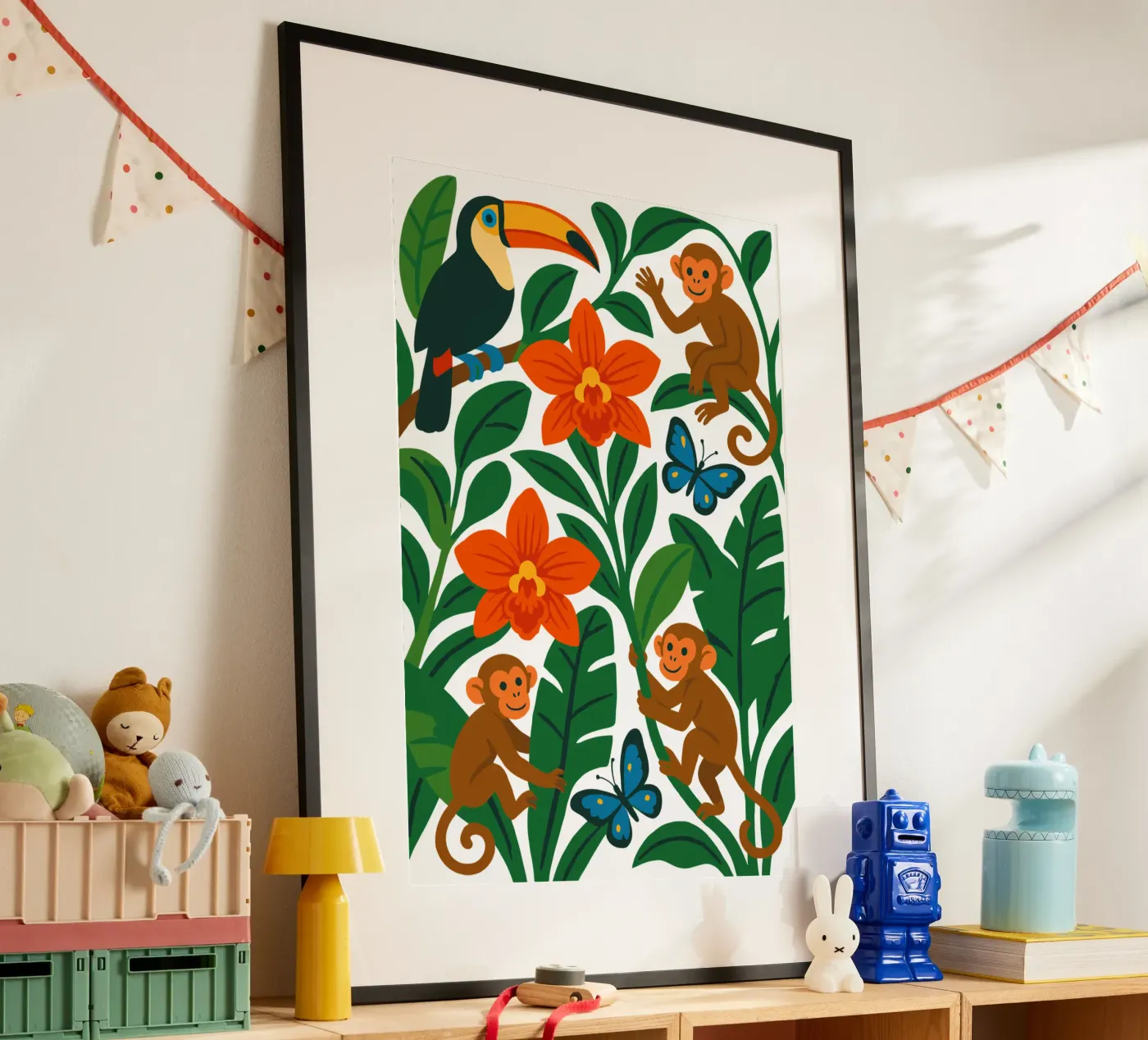 Three Monkeys poster by My Home Private Design