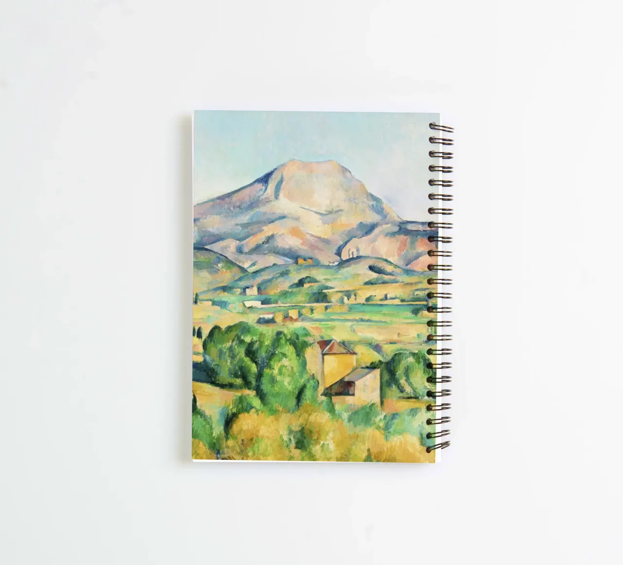Mont Sainte-Victoire by Paul Cézanne - spiral notebook by Venus Art