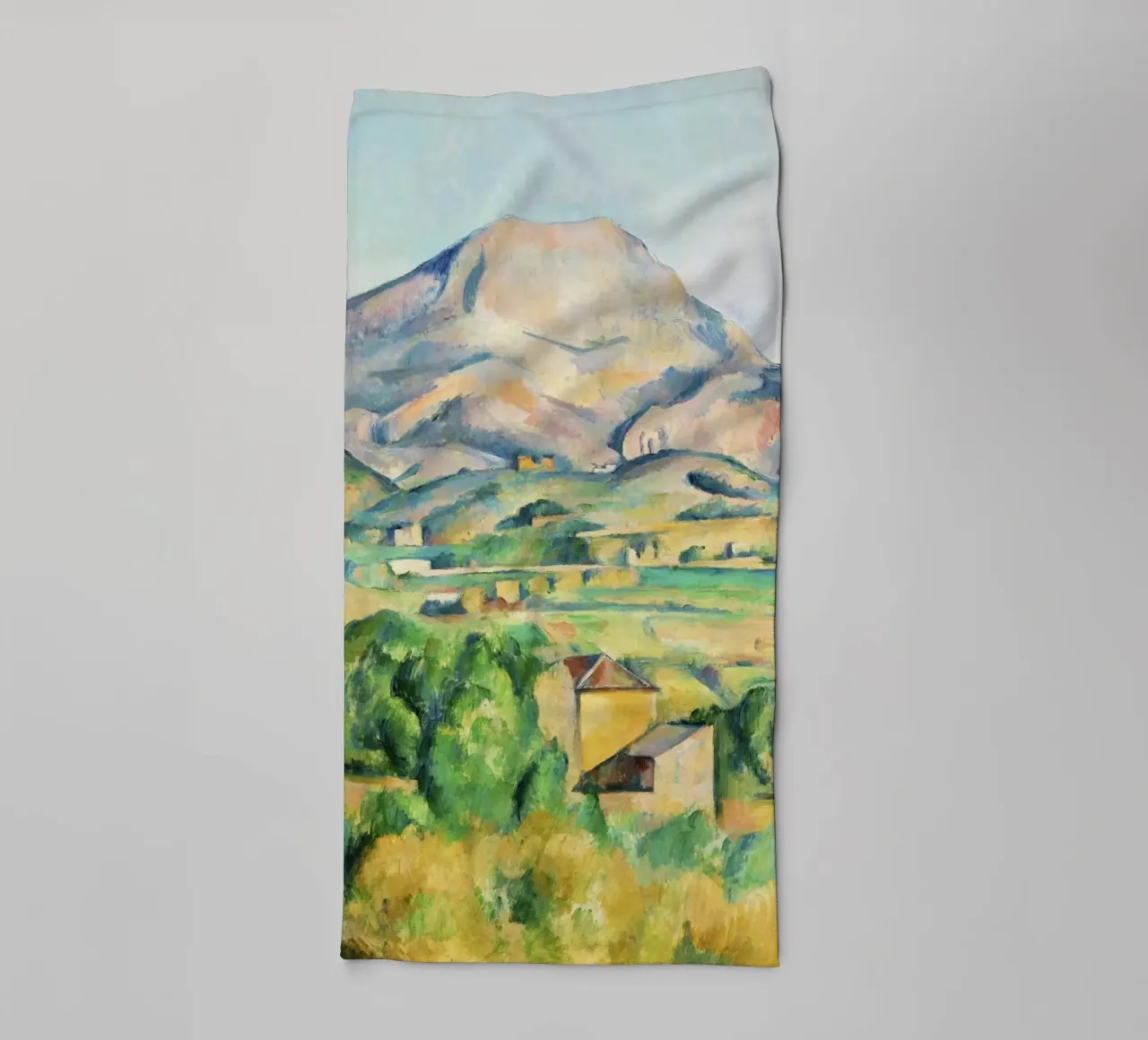 Mont Sainte-Victoire di Paul Cézanne - asciugamano da bagno da Venus Art