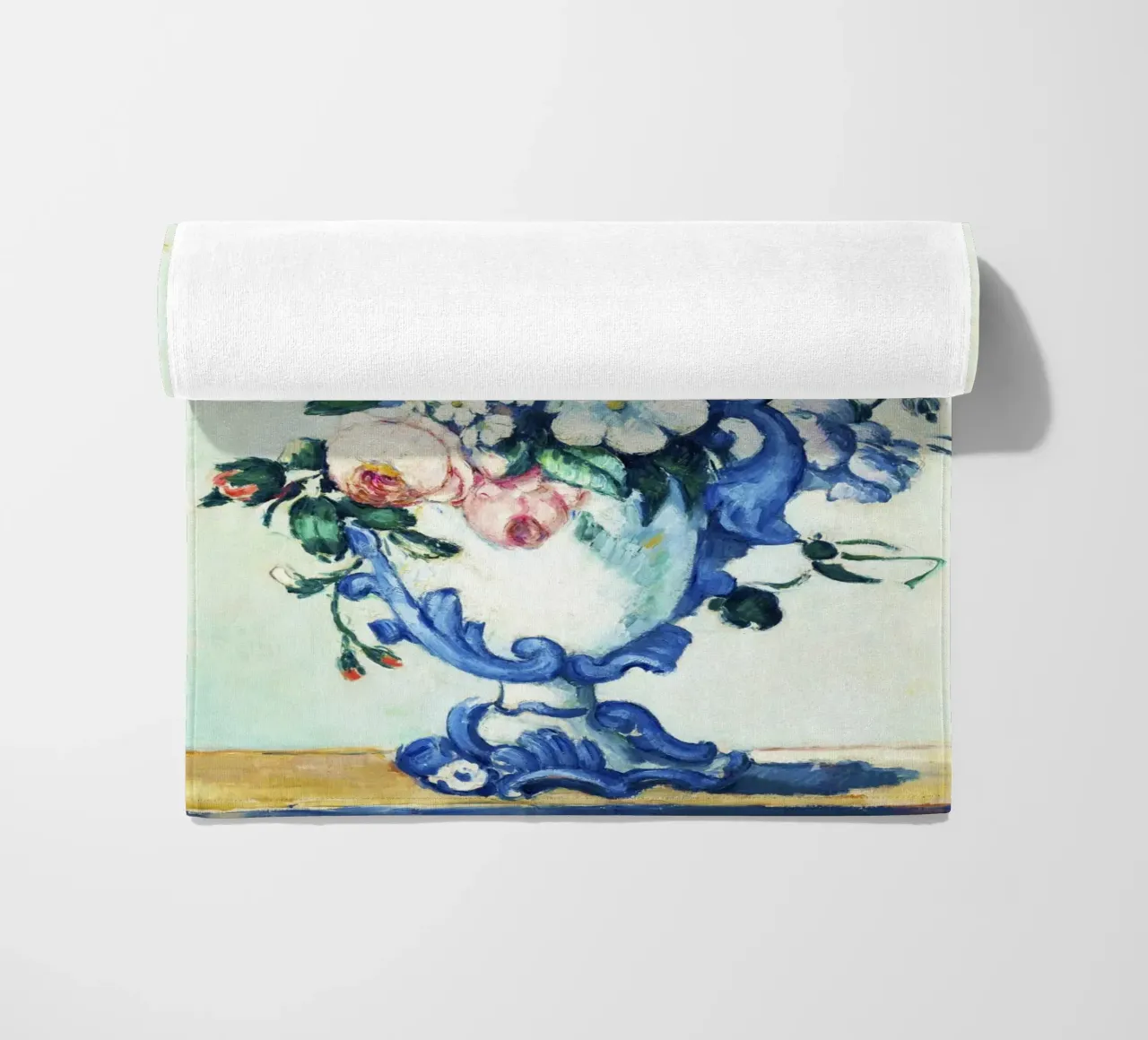 Vaso rococò (1876) di Paul Cézanne telo mare da Venus Art