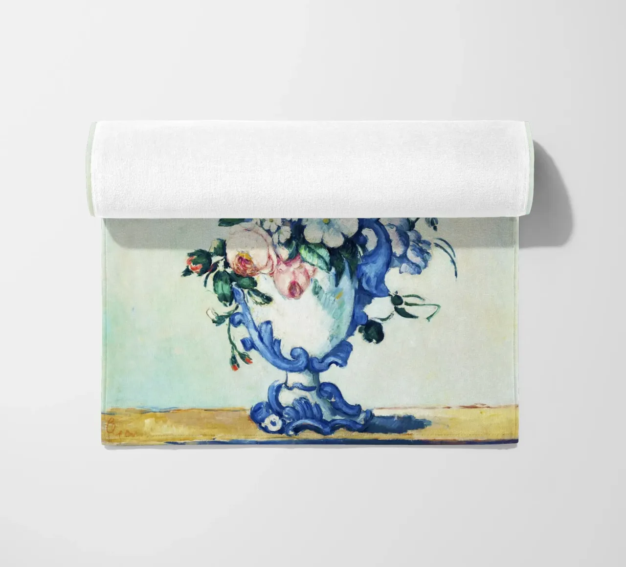 Vaso rococò (1876) di Paul Cézanne telo mare da Venus Art