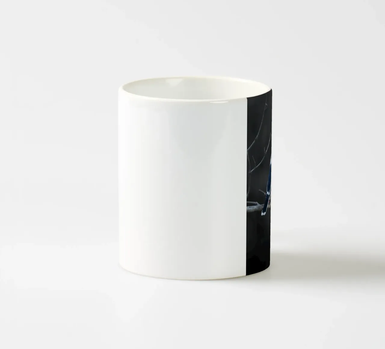 Averla bianca tazza in ceramica da Tom's Wildlife