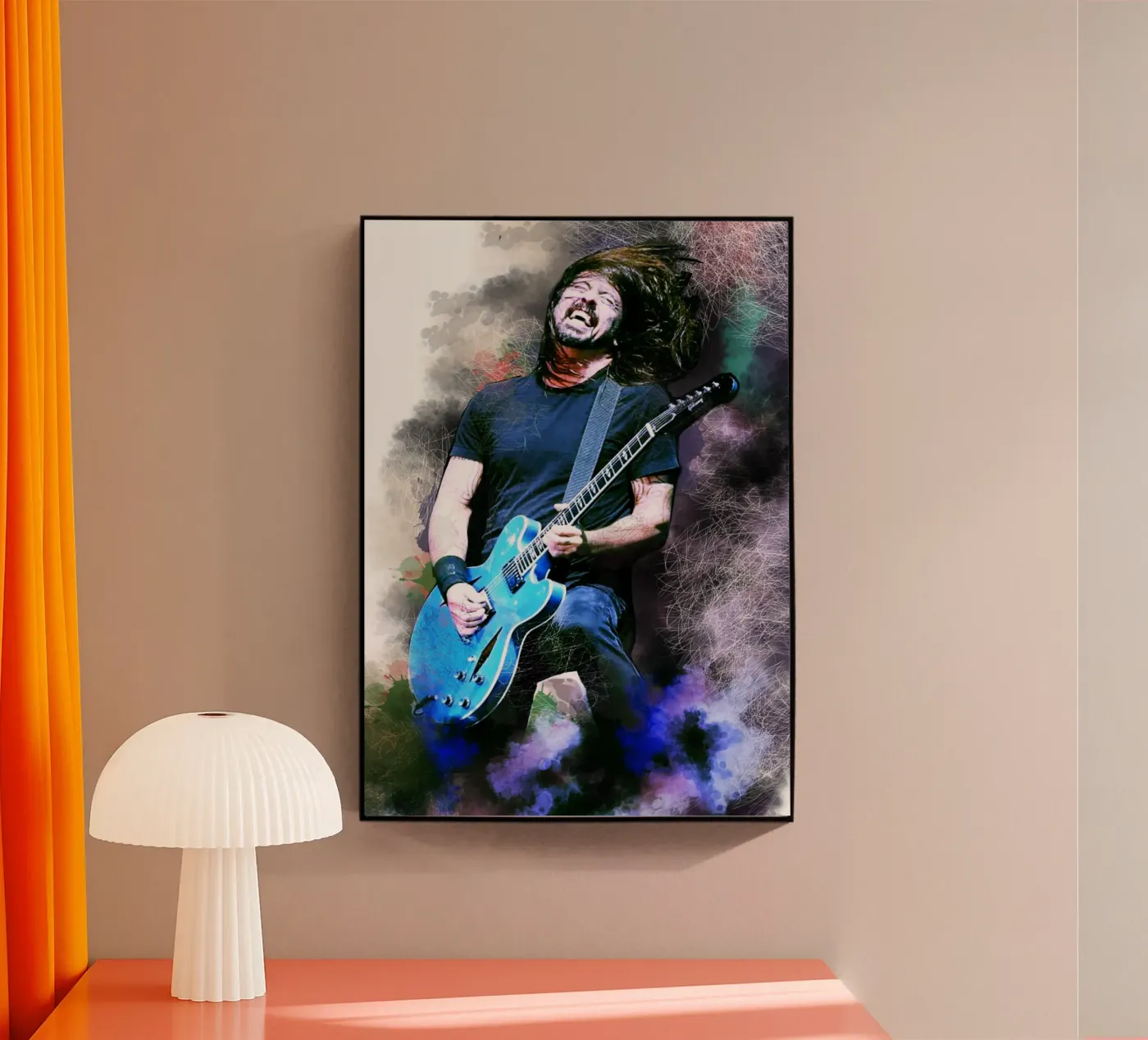 Dave Grohl art plexiglass da Lembayung art