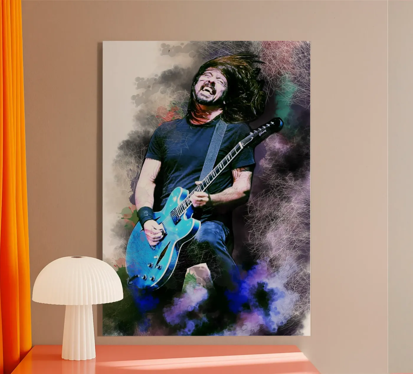 Dave Grohl art plexiglass da Lembayung art