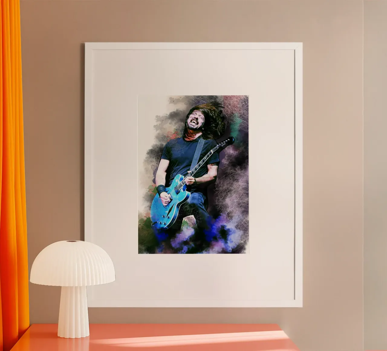 Dave Grohl art carta hahnemühle da Lembayung art