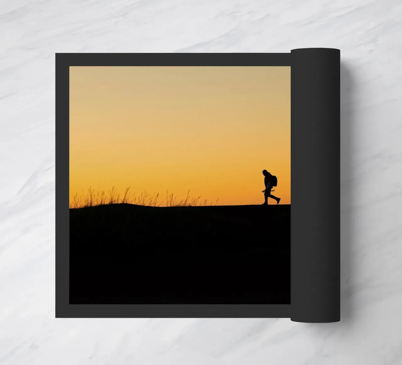 sunset sky doormat by Earthly Visions