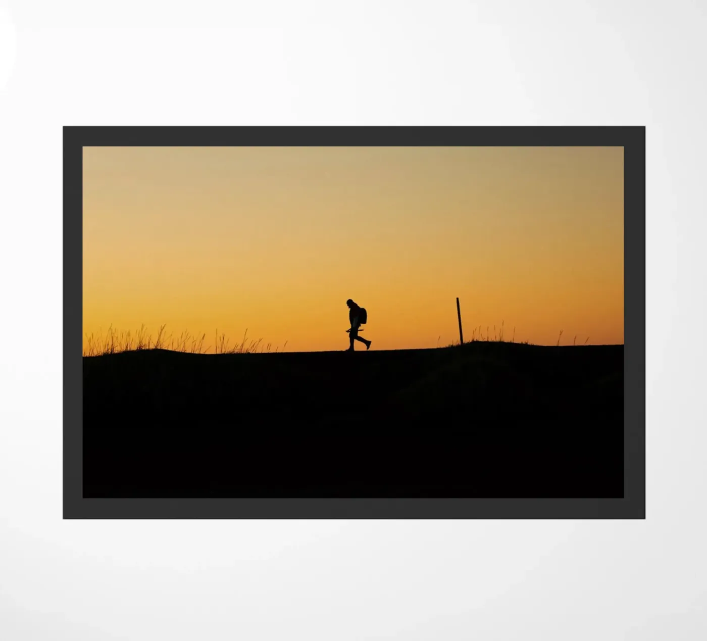 sunset sky doormat by Earthly Visions