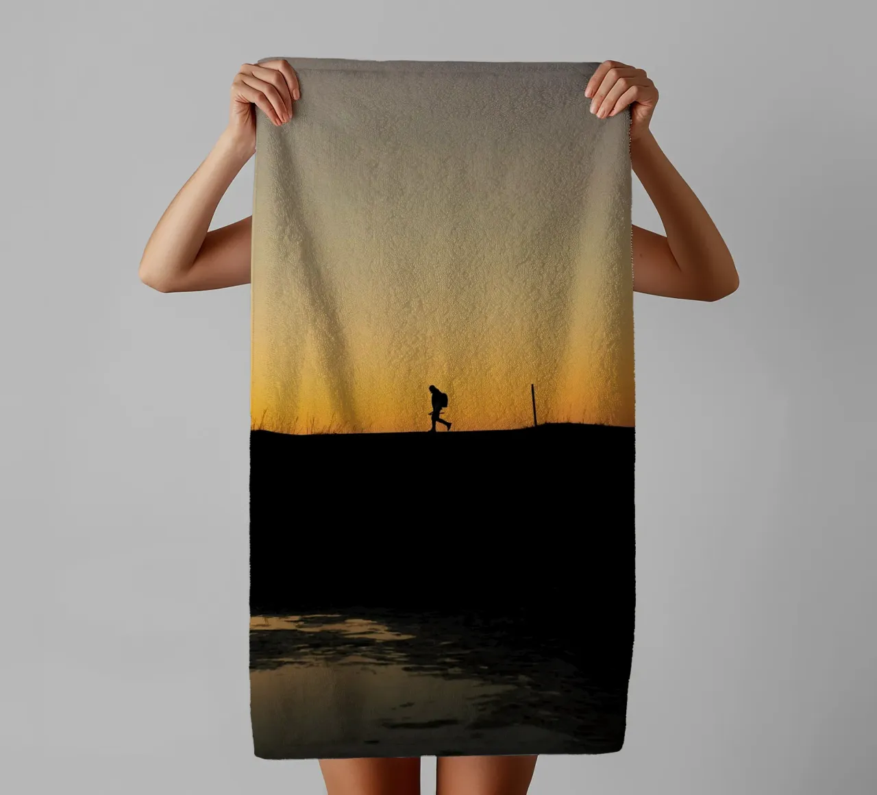 sunset sky towel by Earthly Visions