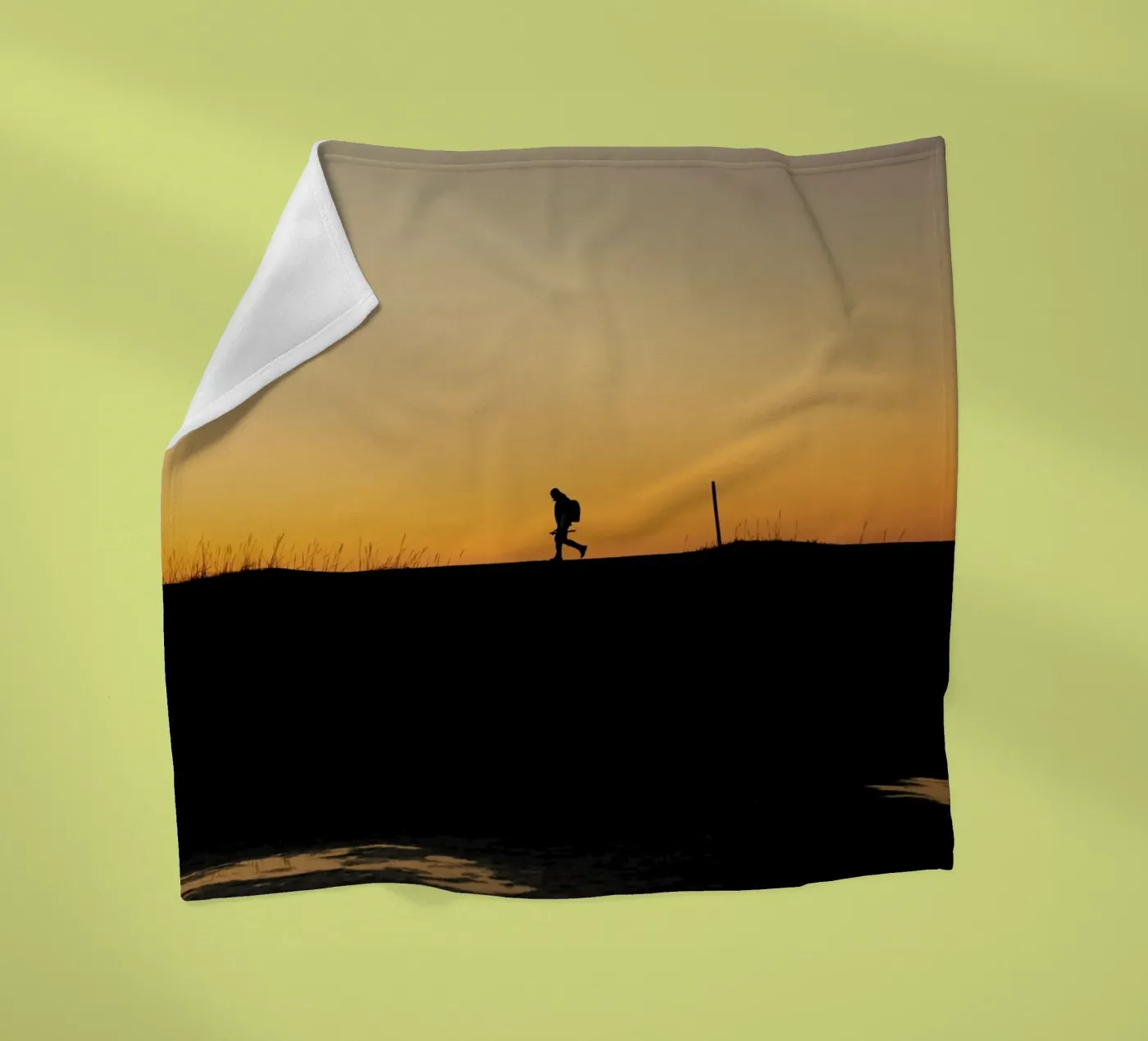 cielo al tramonto coperta in pile da Earthly Visions