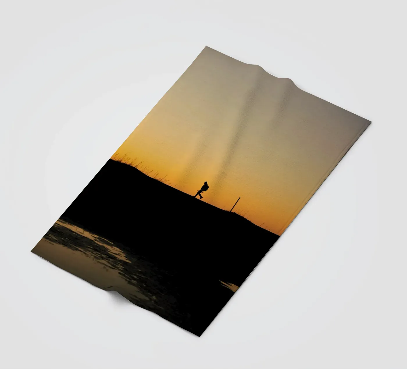 cielo al tramonto coperta in pile da Earthly Visions