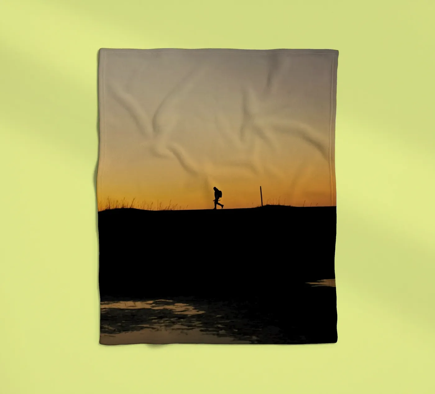 cielo al tramonto coperta in pile da Earthly Visions