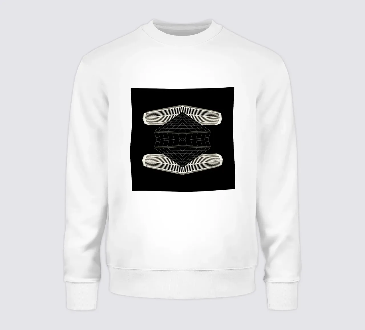 simetría arquitectónica sudadera de Earthly Visions