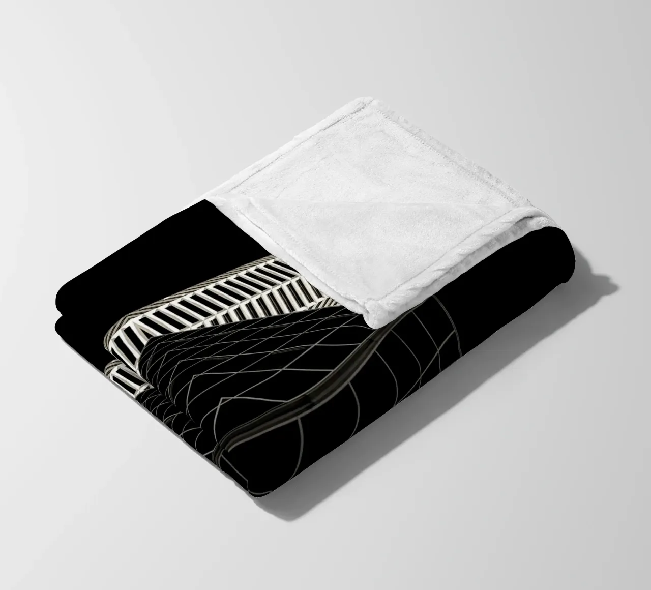 architecture symmetry fleece blanket by Earthly Visions