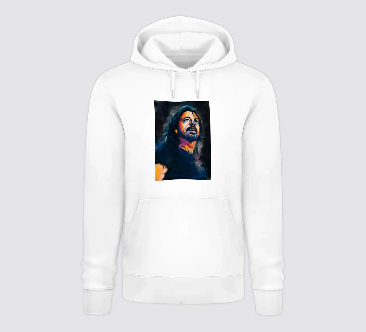 Dave Grohl abstract colorful pop art felpa con cappuccio da Lembayung art