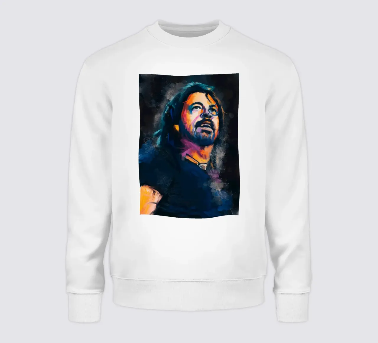 Dave Grohl abstract colorful pop art felpa da Lembayung art