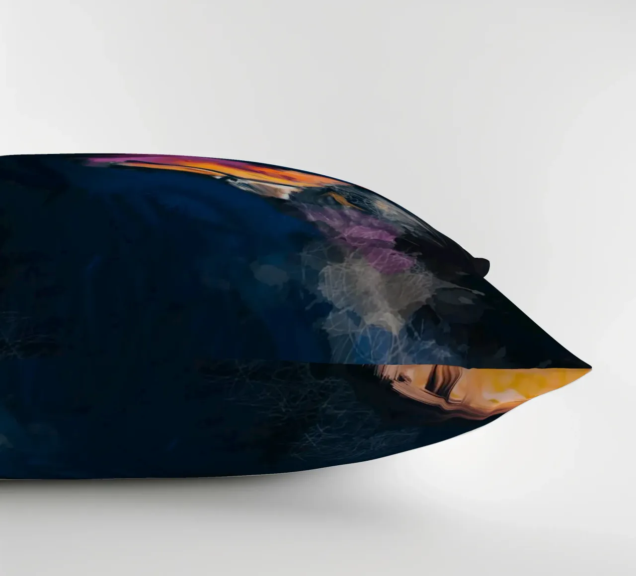 Dave Grohl abstract colorful pop art cuscino da Lembayung art