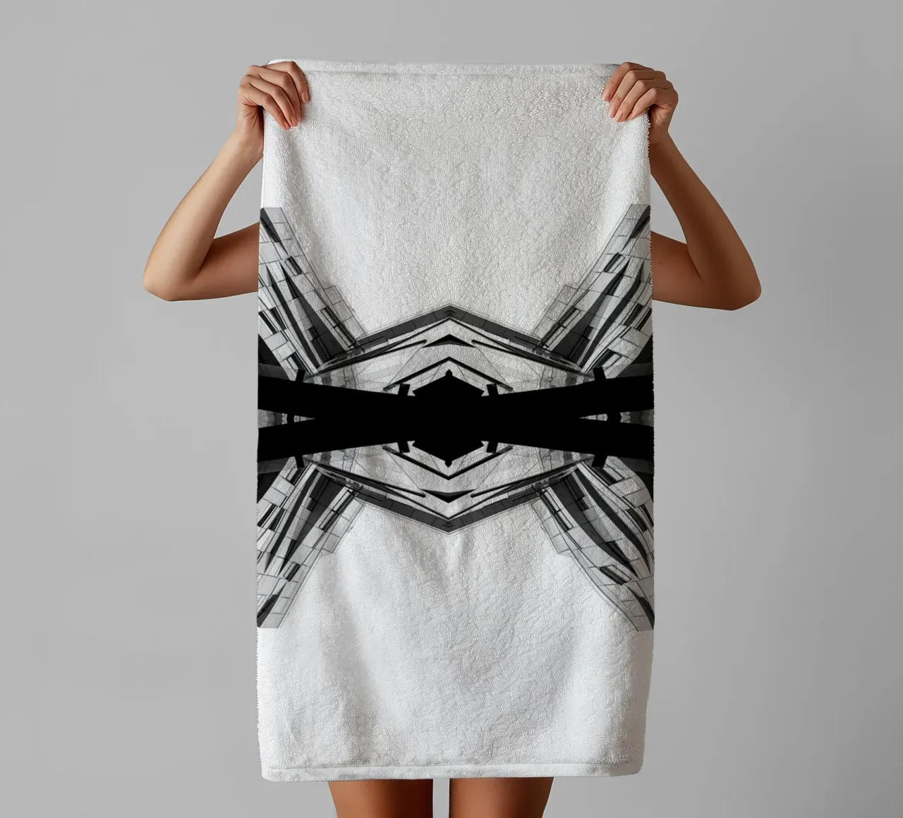 symmetry architecture towel by Earthly Visions