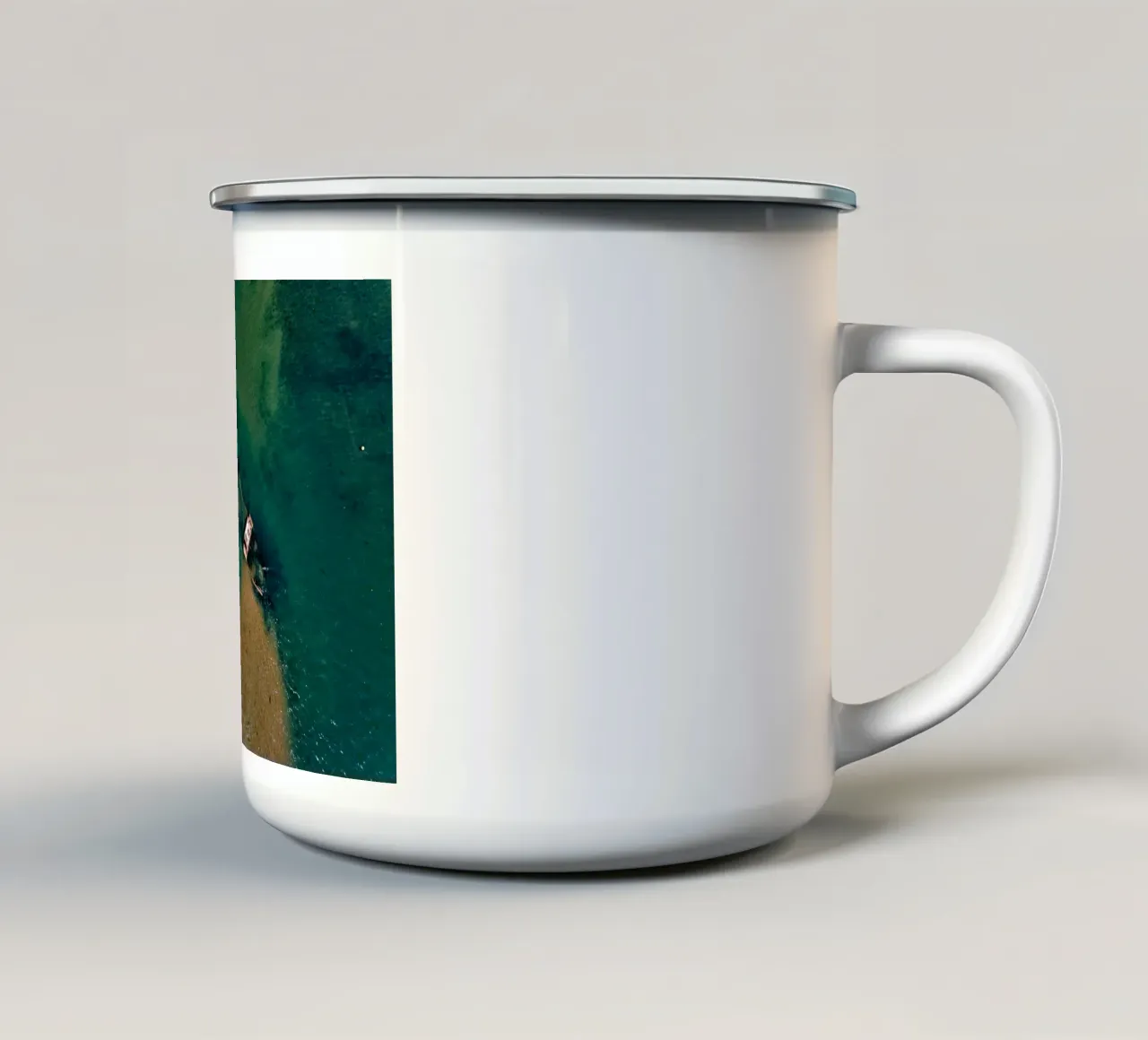 naufragio mare tazza in smalto da Earthly Visions