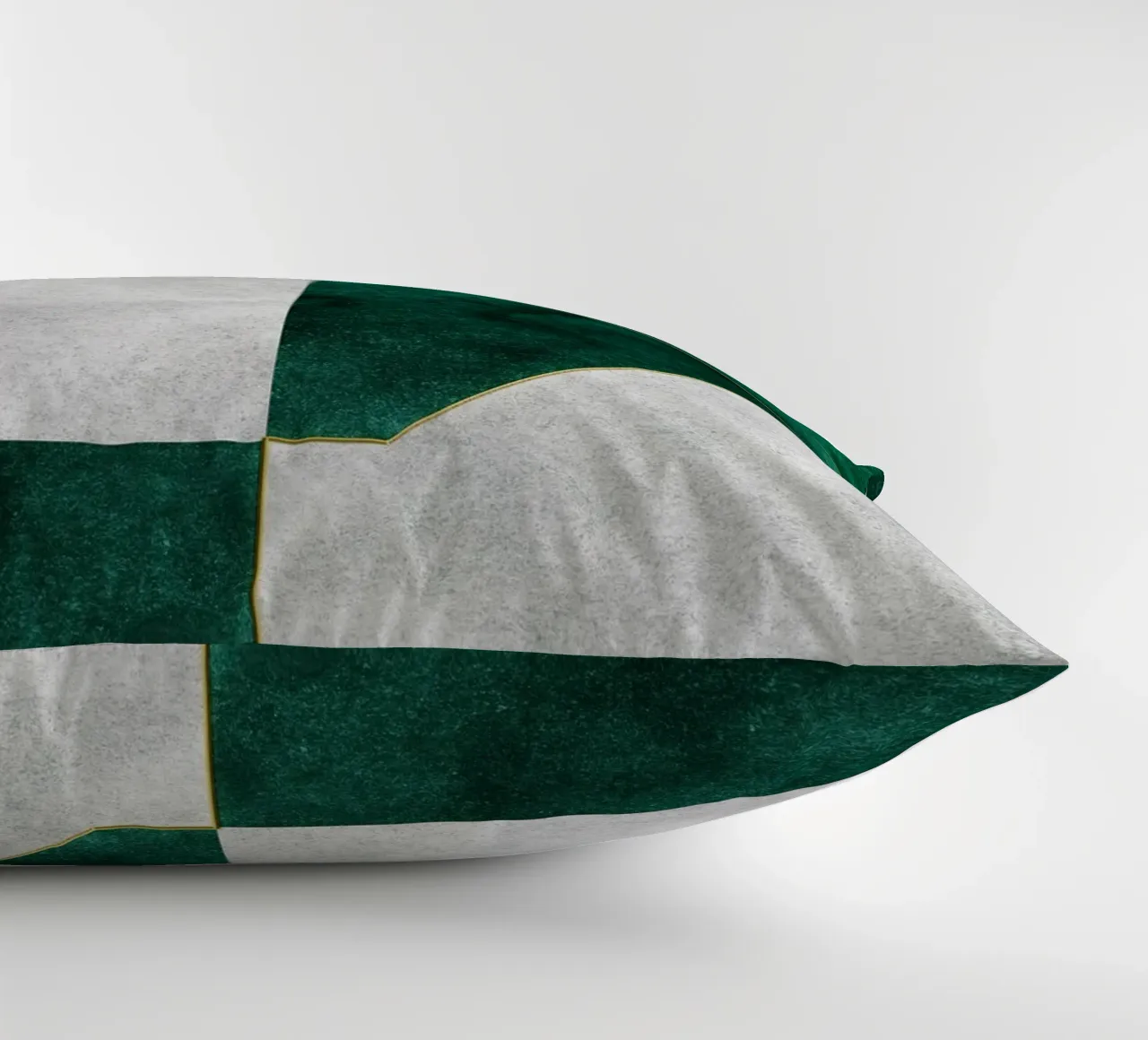 abstract geometric green art 1 cuscino da vintageshop