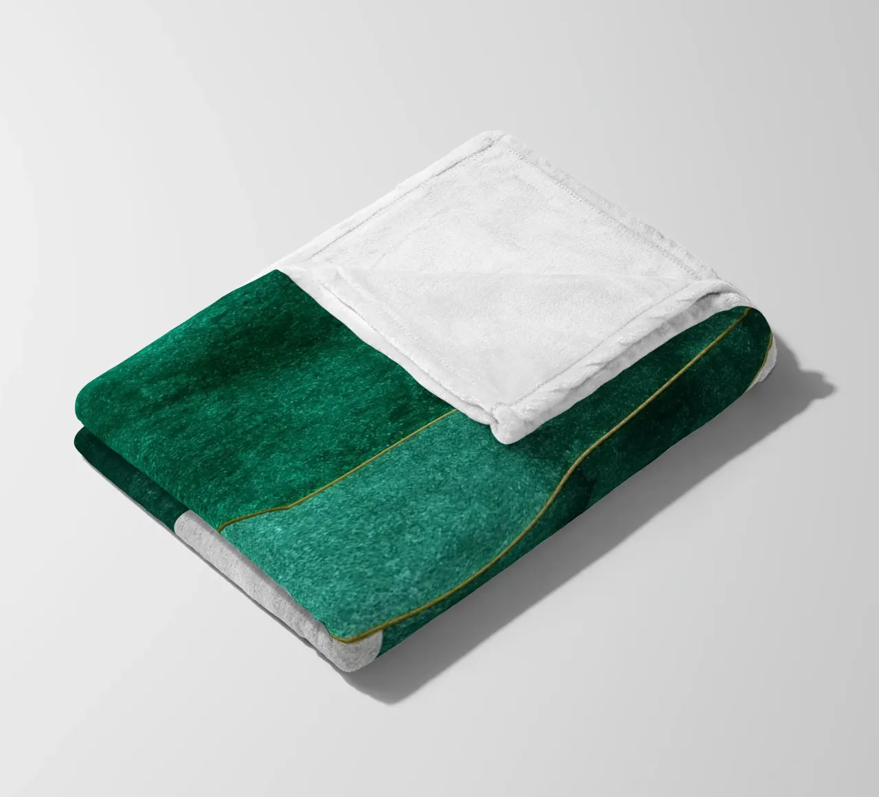 abstract geometric green art 1 coperta in pile da vintageshop