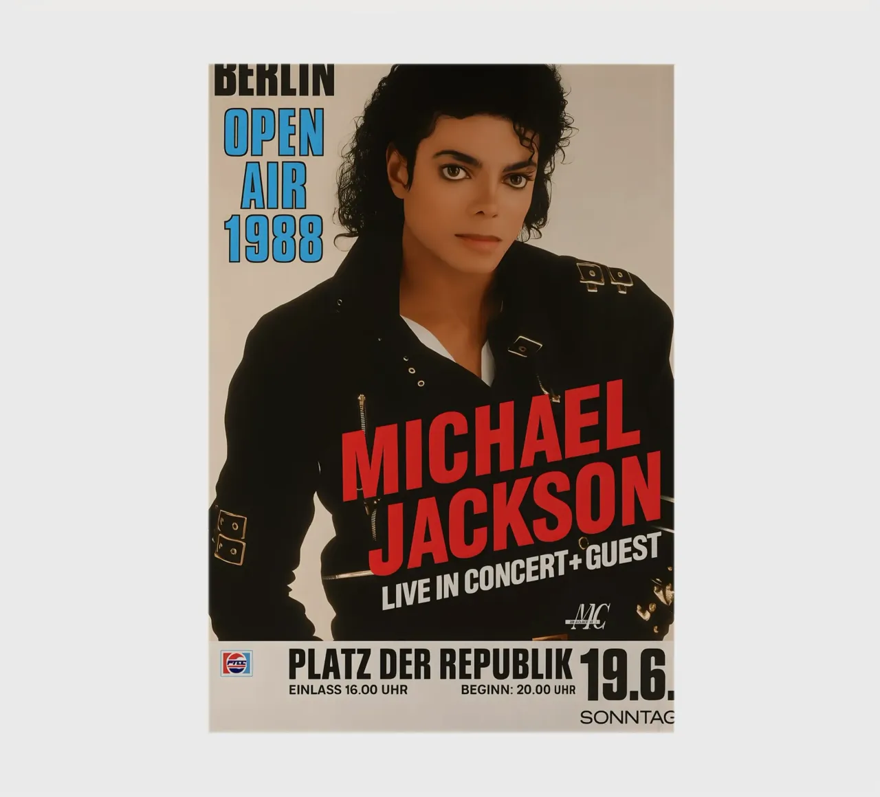 Michael Jackson Concert 1988 copy notebook by DGUnder