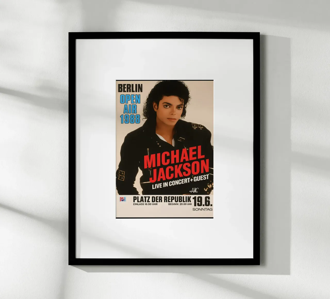 Michael Jackson Concert 1988 copy poster da DGUnder