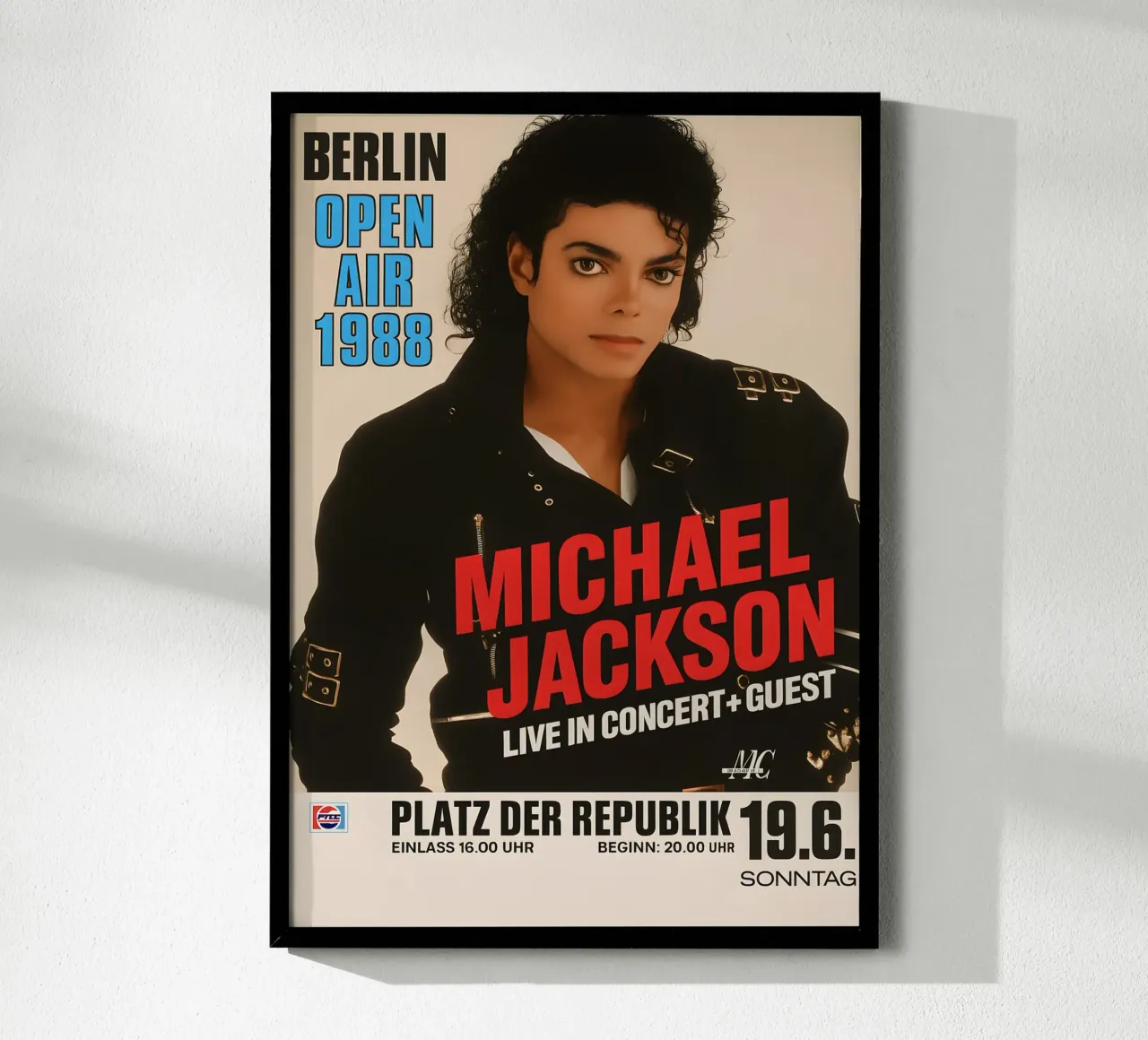 Michael Jackson Concert 1988 copy poster da DGUnder