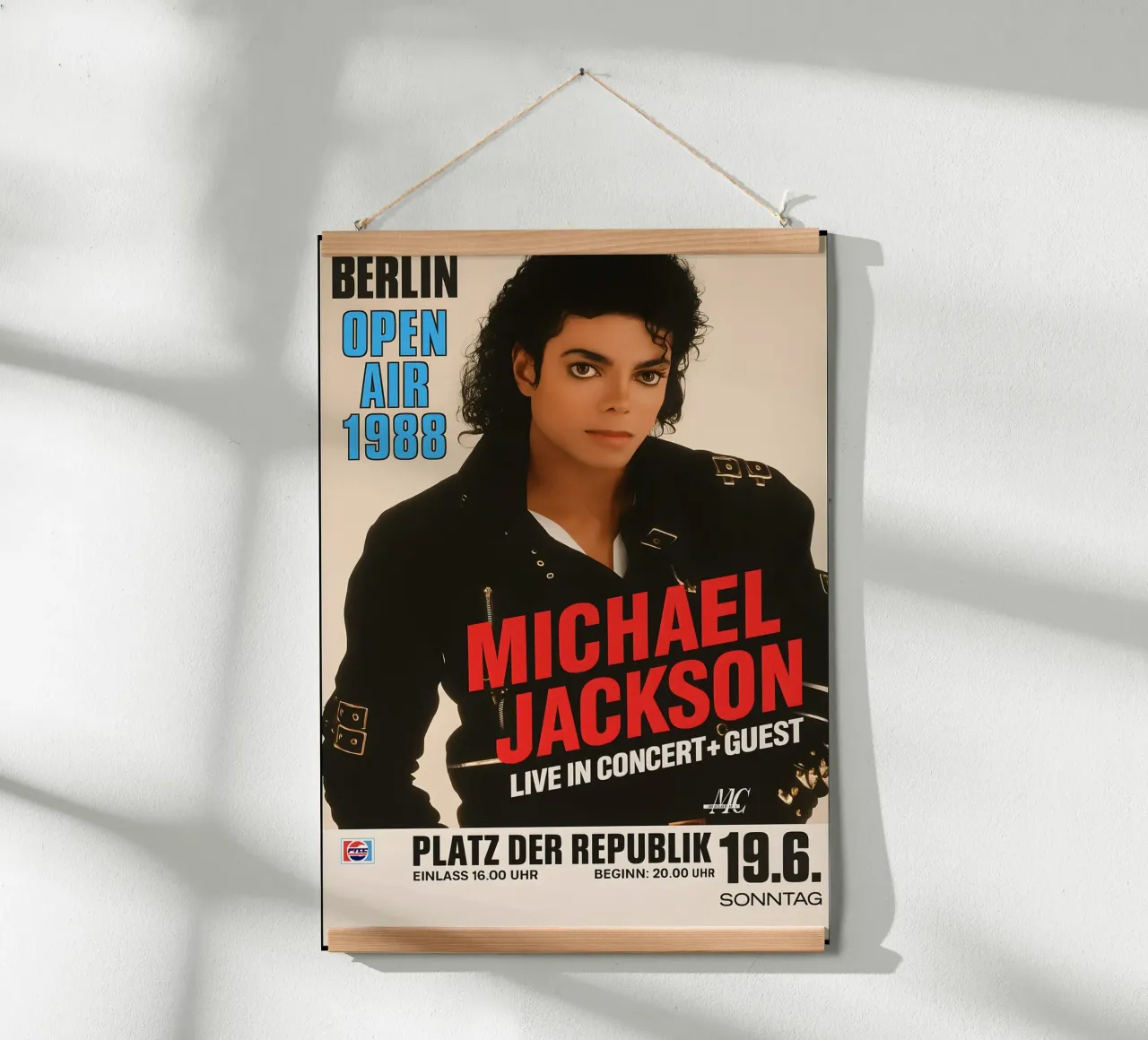 Michael Jackson Concert 1988 copy poster da DGUnder