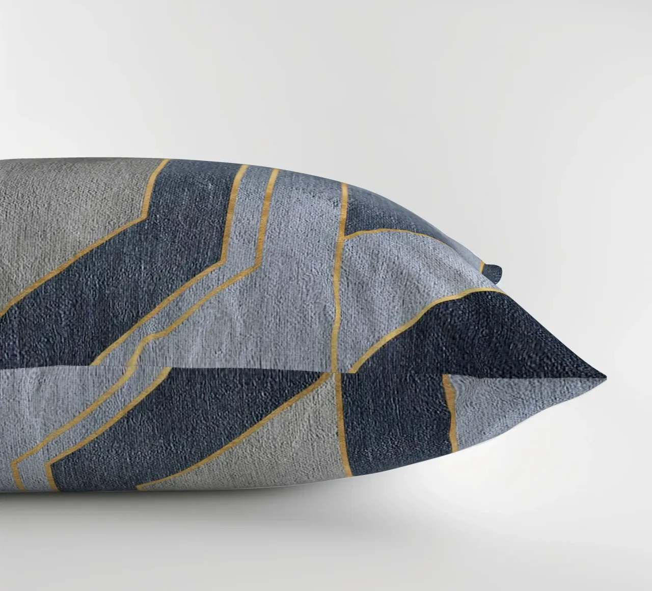 gray rectangular art cuscino da vintageshop