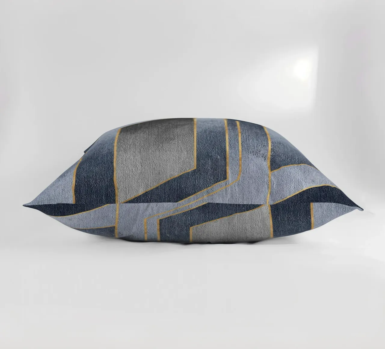 gray rectangular art cuscino da vintageshop