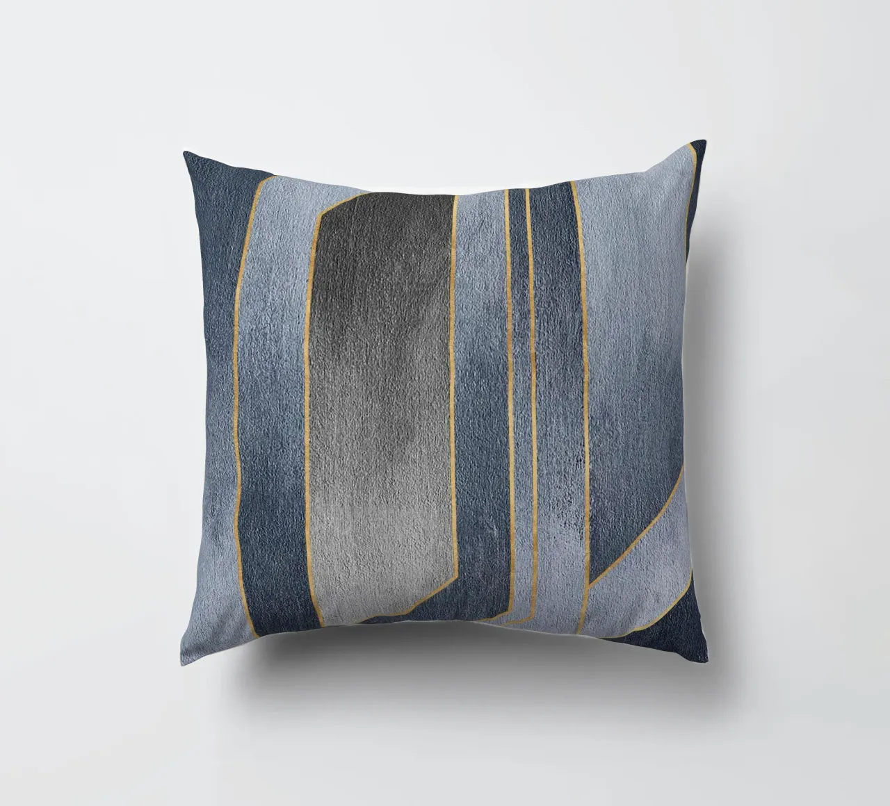 gray rectangular art cuscino da vintageshop