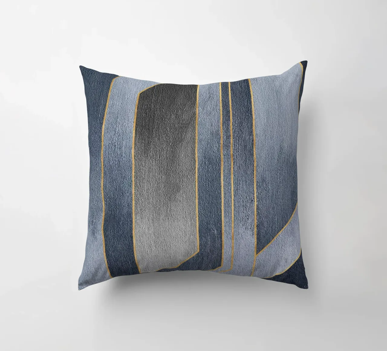 gray rectangular art cuscino da vintageshop