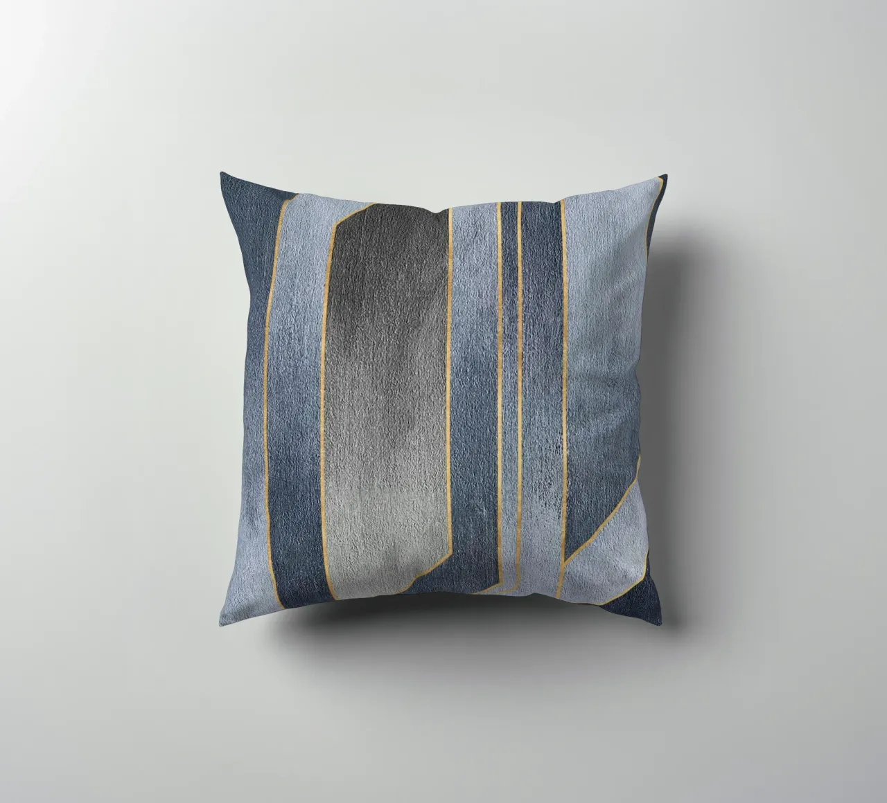 gray rectangular art cuscino da vintageshop