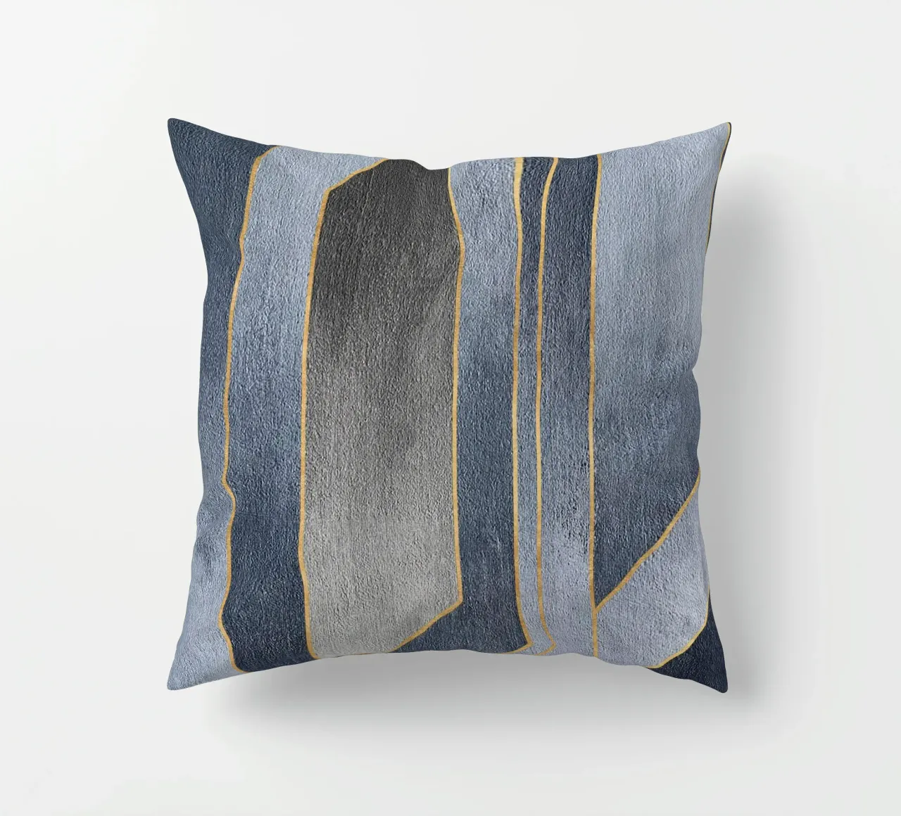 gray rectangular art cuscino da vintageshop